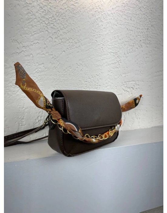 Kahve Fularlı Yeni Sezon Çanta CB9999