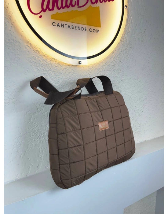 Kahve OVAL Paraşüt YENİ Kol Çanta CB3674