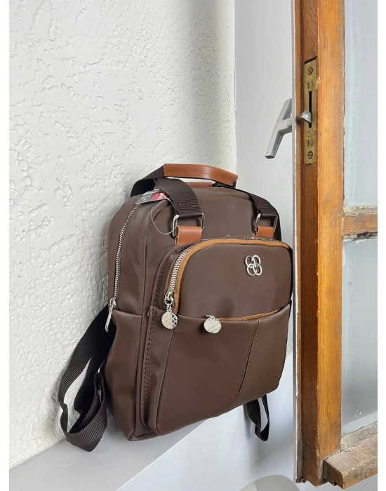 Kahve KALİTE 3 BÖLME Sırt Çanta CB3074