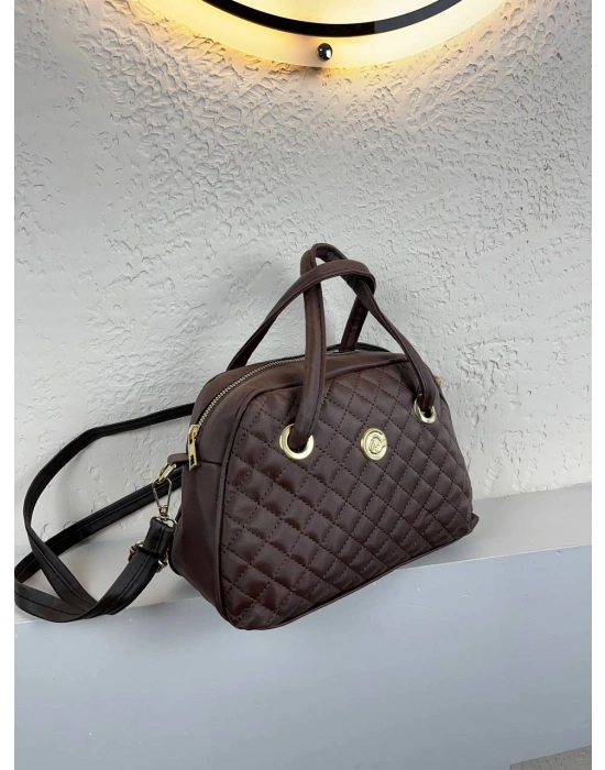 Kahve Kapitone Çanta CB8911