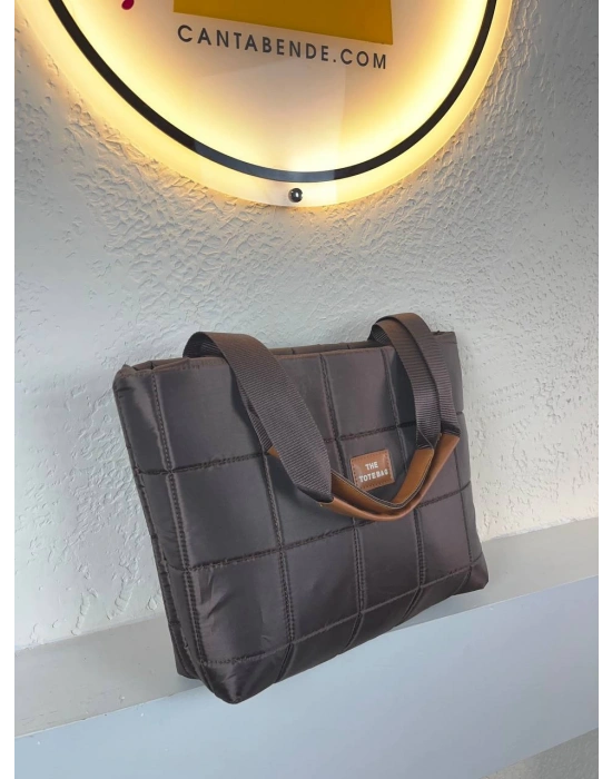 Kahve Renk Büyük Boy Kampanyalı Paraşüt Kol Çanta CB96278