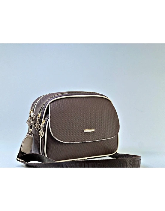 Kahve Renk 3 Bölme BRLN Çanta CB22673