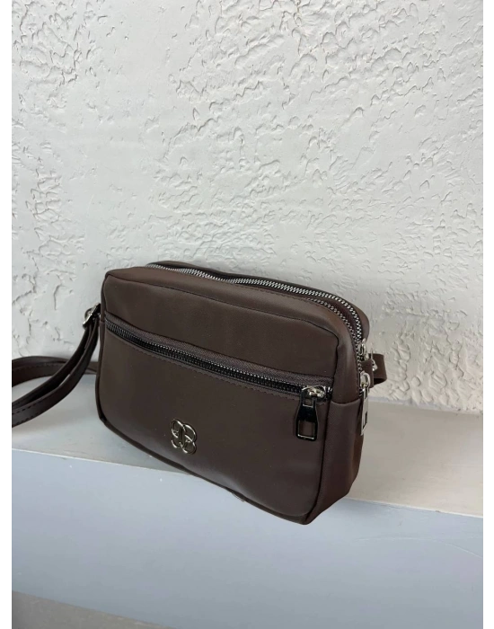 Kahve Renk 3 Bölme Çanta CB5252