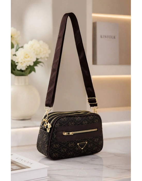 Kahve Renk 3 Bölme Çanta CB98914