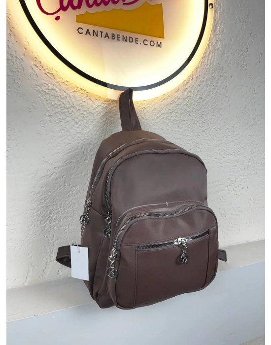 Kahve Renk 4 Bölme Sırt Çanta HB CB89124