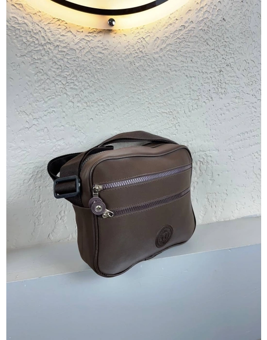 Kahve Renk Krinkıl Kumaş Çanta CB8522