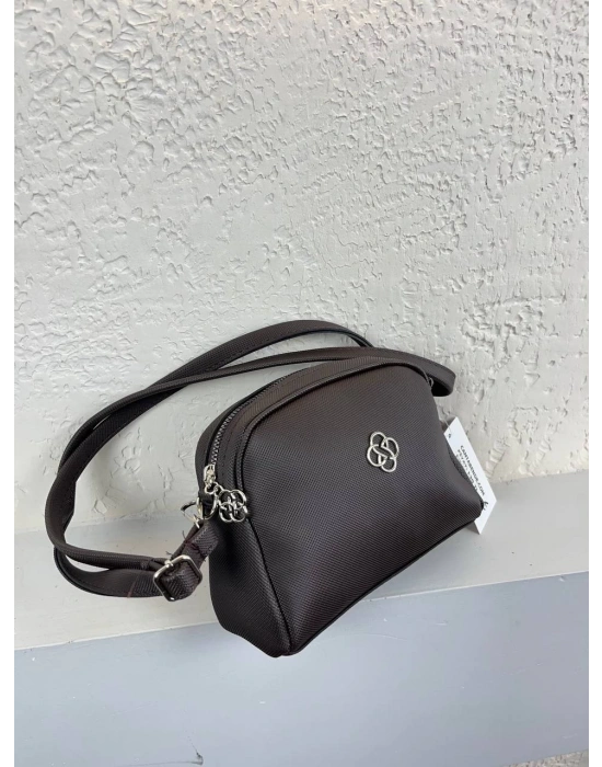 Kahve Renk Lakos Çapraz Çanta CB4252