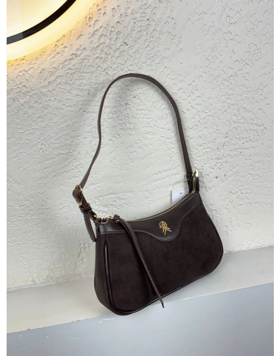 Kahve Renk Nubuk Baget HB Çanta CB90141