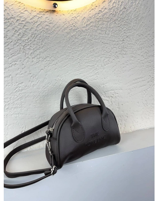 Kahve Renk Tote Lakos Deri Çanta CB9256