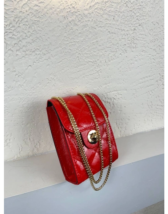 Kırmızı Renk YENİ ZİNCİRLİ Çanta CB6814