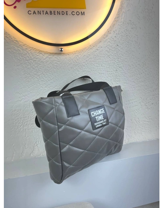 Koyu Gri Büyük Boy Kol Çanta CB4963