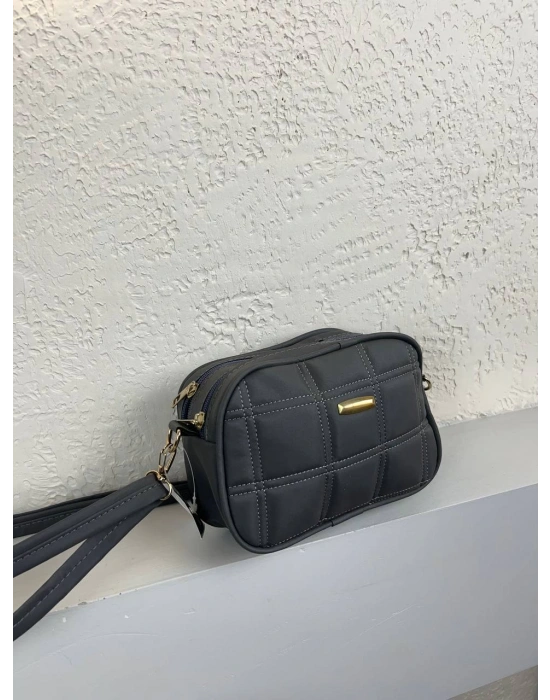 Koyu Gri Renk 2 Bölme YENİ ÇANTA CB1452