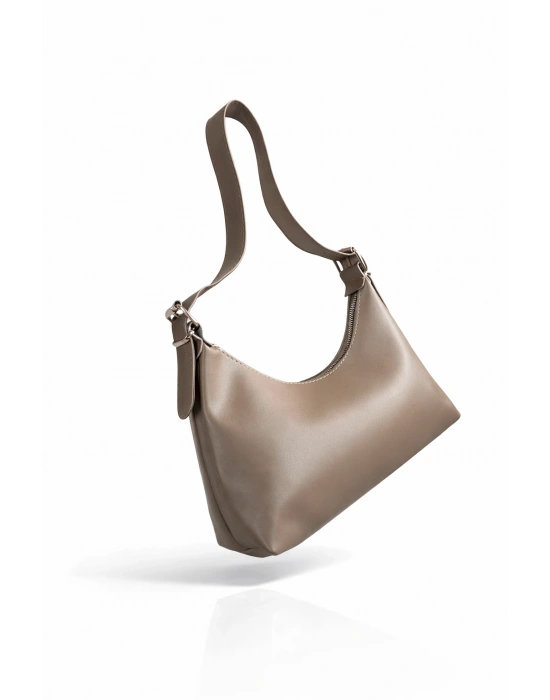 Koyu Vizon Baget Çanta CB68141