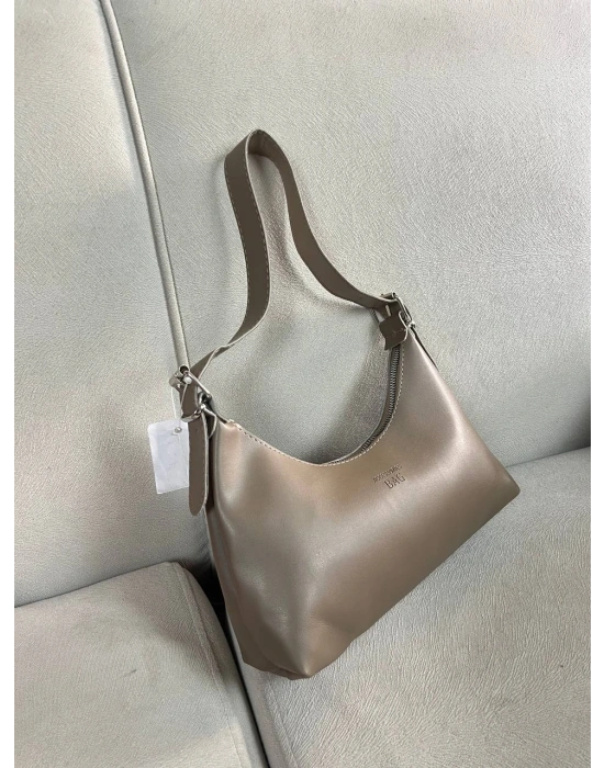 Koyu Vizon Baget Çanta CB68141