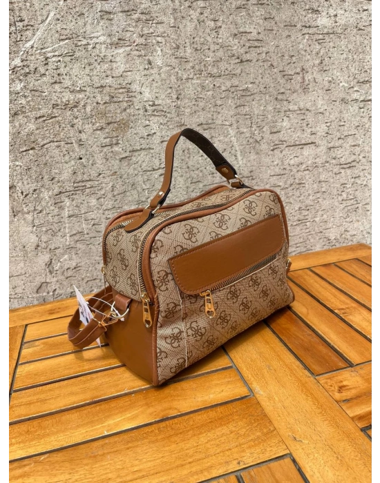 Koyu Vizon Renk 3 BÖLME KAMPANYA ÇANTA CB8086