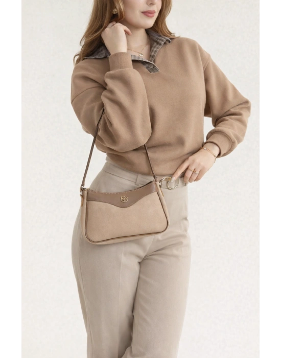 Koyu Vizon Renk YENİ BAGET Çanta CB81141