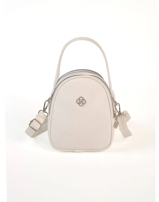 Krem 3 Bölme Kalite Çanta CB0956