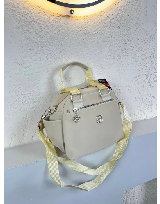 Krem 3 Bölme Kalite Çanta CB7145