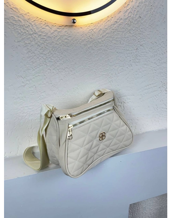 Krem 4 Bölme Kalite Çanta CB9183