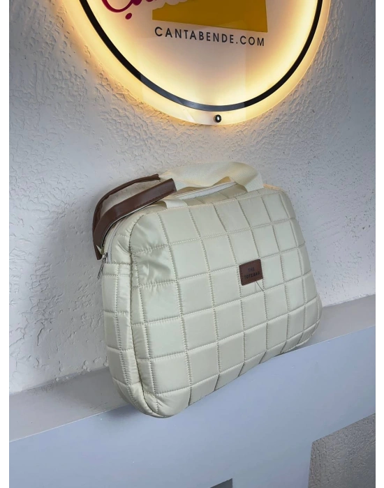 Krem OVAL Paraşüt YENİ Kol Çanta CB3674