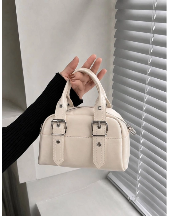 Krem Renk A Kalite Mini Çanta CB01041