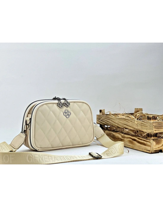 Krem Renk BRLN Çanta CB87122