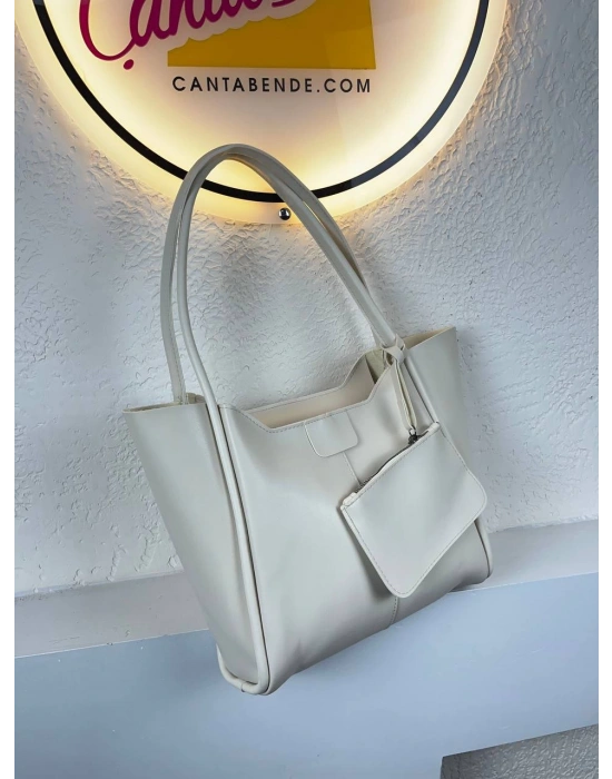 Krem Renk BÜYÜK BOY YENİ Kol Çanta CB2456