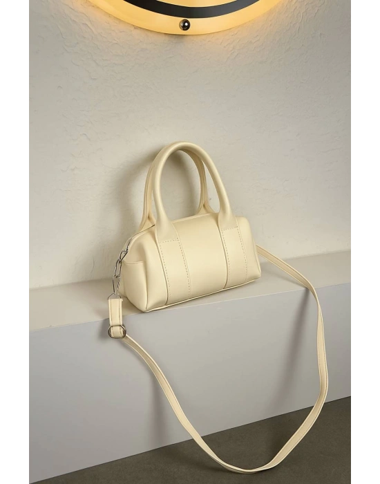 Krem Renk Düz Çanta CB5214