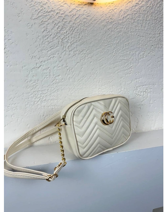 Krem Renk GG Çanta CB0987