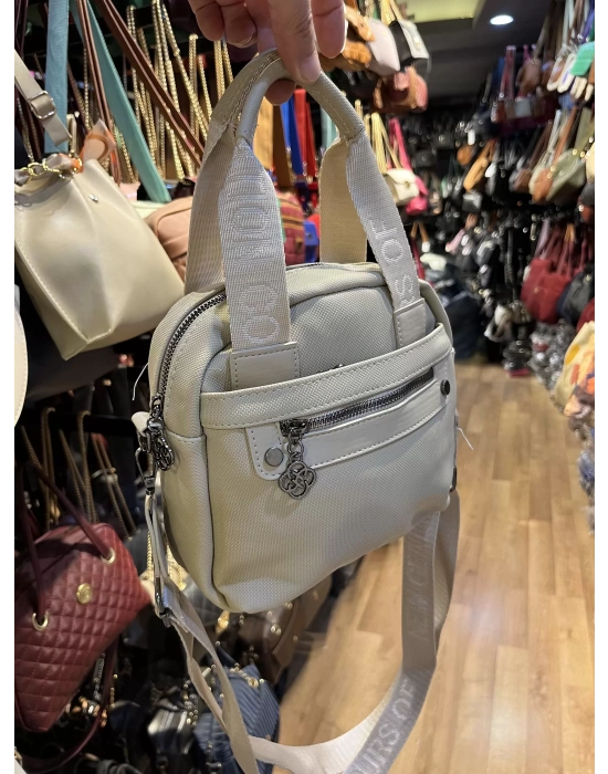 Krem Renk Kalite 4 Bölme Çanta CB9811