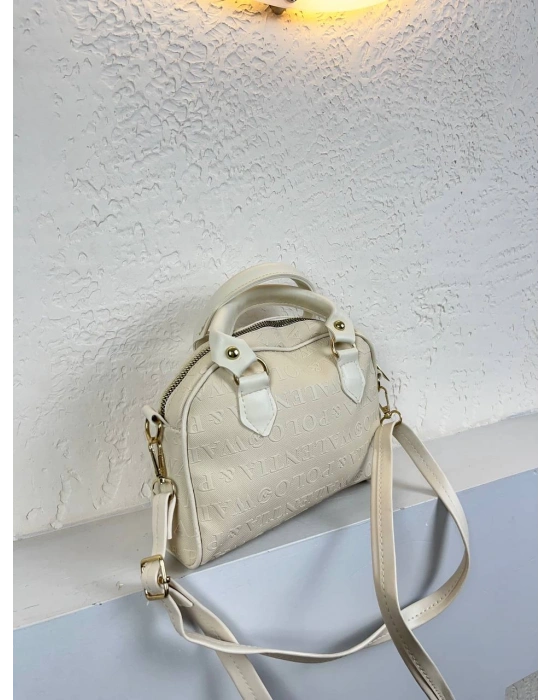 Krem Renk YAZILI SAREM Çanta CB3078