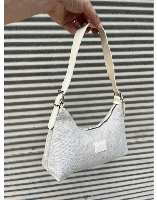 Krem Renk Yeni Hasır Çanta CB2452