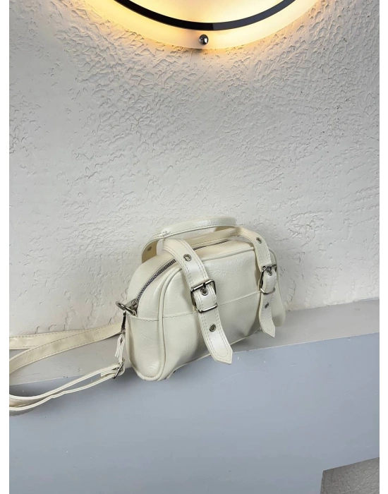 Krem Renk YENİ KALİTE Çanta ÖN KEMERLİ CB9812