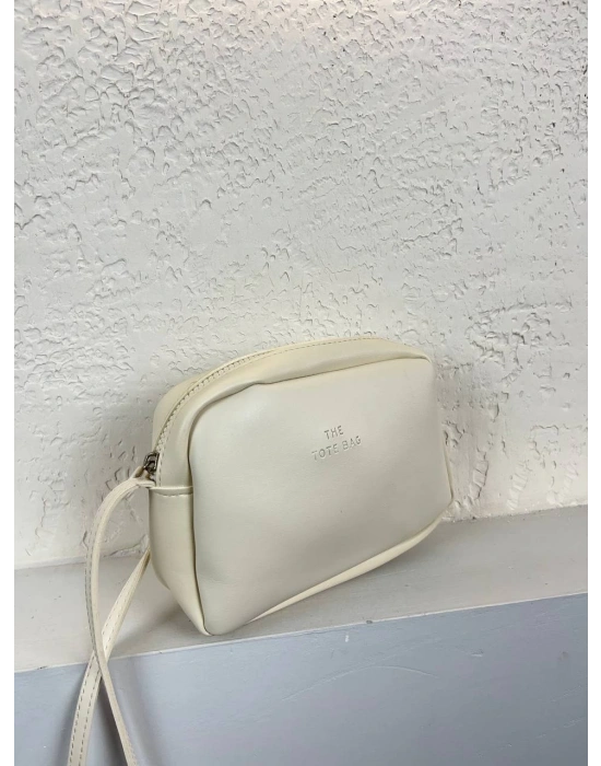 Krem Renk Yumuşak Deri TONY Çanta CB1294