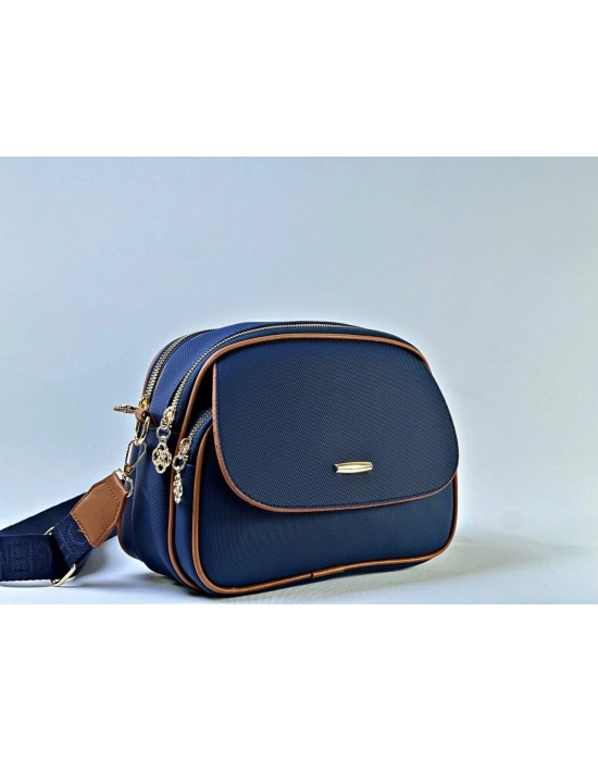 Lacivert Renk 3 Bölme BRLN Çanta CB22673