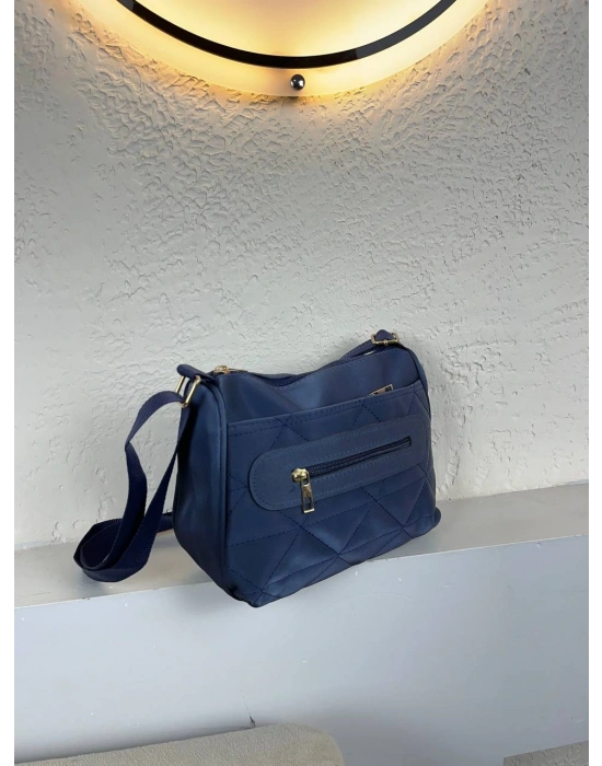 Lacivert Renk 3 Bölme Çapraz Çanta CB2578