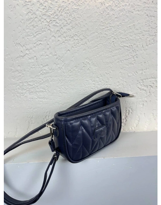 Lacivert Renk Kapiton TOTE Çanta CB1349