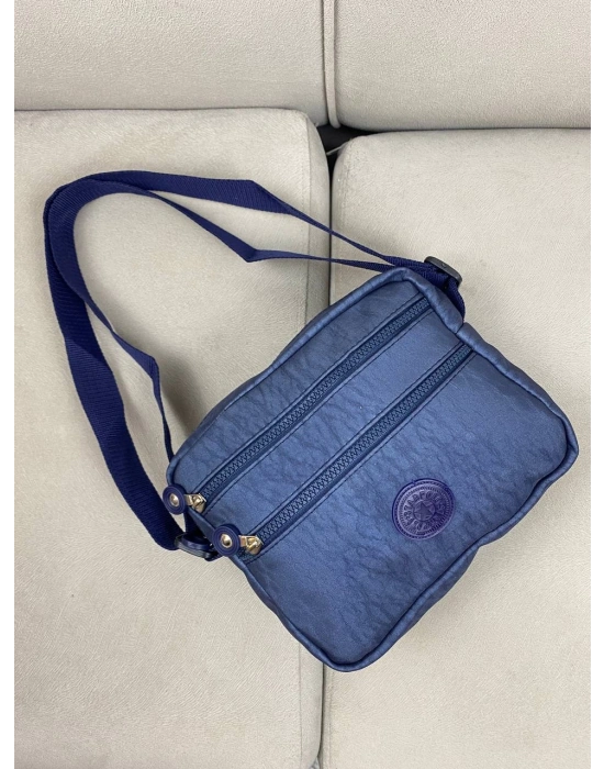 Lacivert Renk Krinkıl Kumaş Çanta CB8522