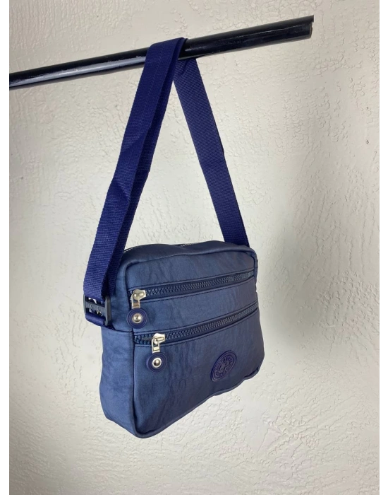 Lacivert Renk Krinkıl Kumaş Çanta CB8522