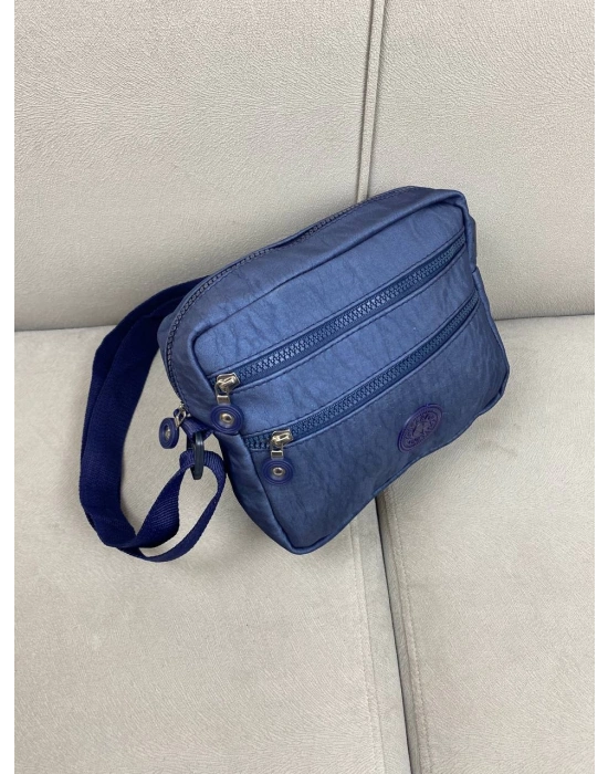 Lacivert Renk Krinkıl Kumaş Çanta CB8522