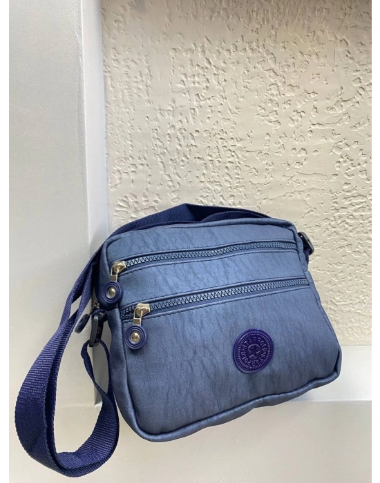 Lacivert Renk Krinkıl Kumaş Çanta CB8522