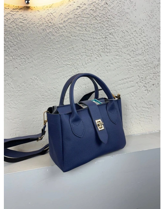 Lacivert Renk LAKOS Deri Çapraz Çanta CB72382