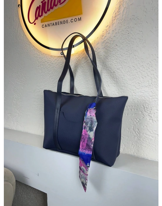 Lacivert Renk LAKOS FULARLI Çanta CB2211