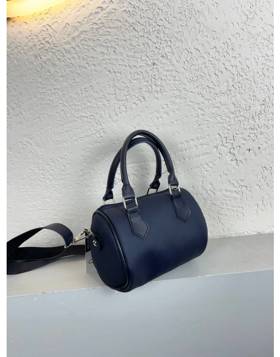 Lacivert Renk MİNİ Silindir Çapraz Çanta CB89111