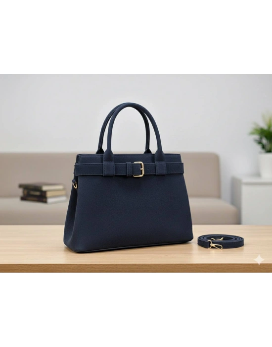 Lacivert Renk NUBUK Kalite BRLN Çanta CB11412