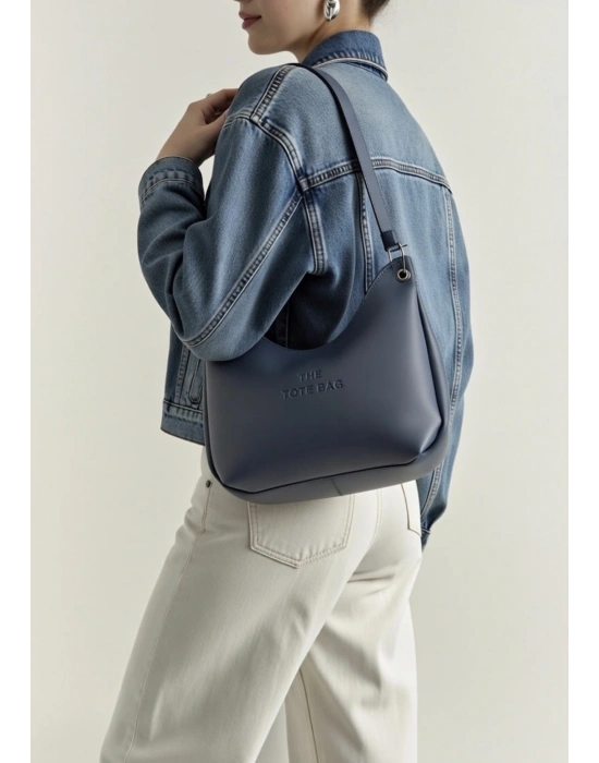 Lacivert Renk Tote Kol Çanta CB79114