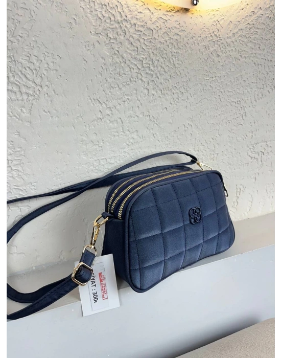 Lacivert Renk YENİ 3 BÖLME KALİTE KAPİTONE ÇANTA CB0956