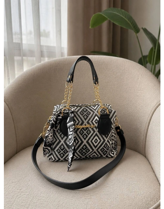 Magazin Renk Mini Boy Fularlı StyleBag Çanta CB75169