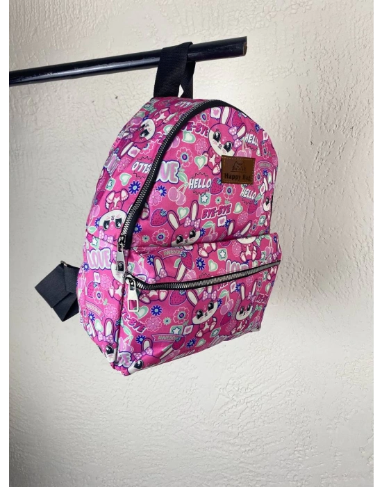 Pembe Renk Sırt Çanta