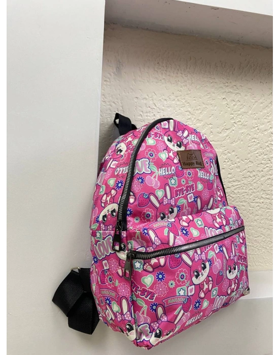 Pembe Renk Sırt Çanta